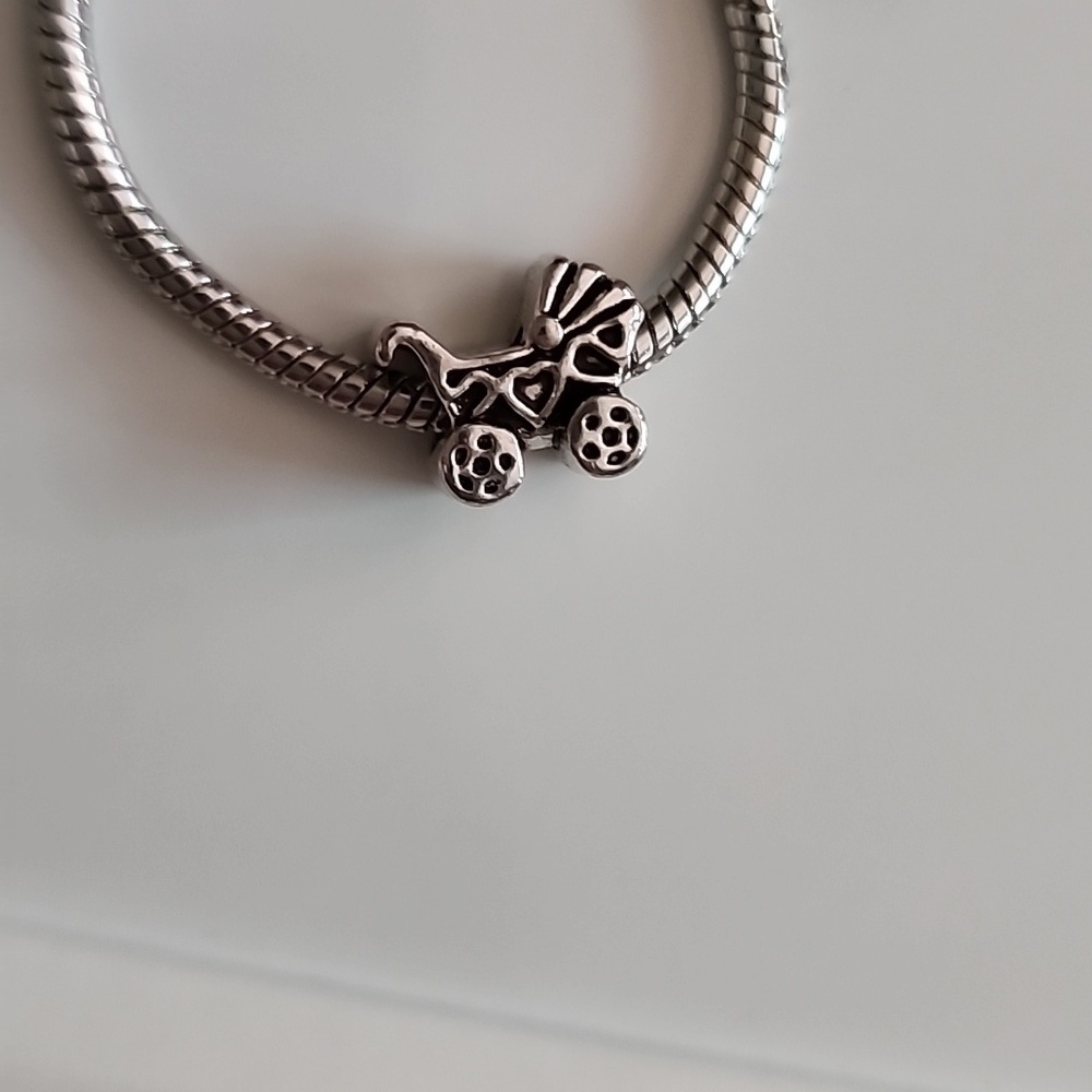 BABY Carriage  Charm for European Style Bracelets Compatable To Pandora Systems